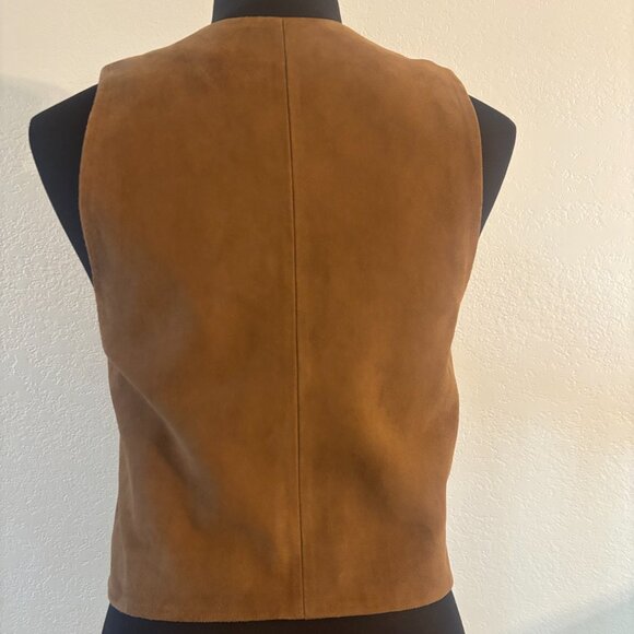 Zadig & Voltaire Tan Suede Vest Size S - Picture 10 of 10
